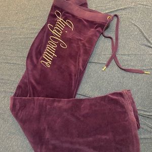 Purple Juicy Couture pants - medium